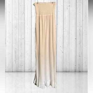 Juicy Couture White Maxi Bandeau Dress